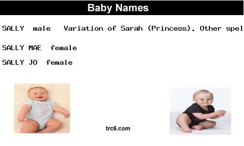 sally-mae baby names